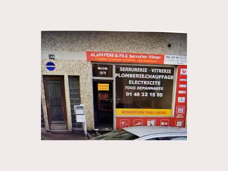 alain pere et fils serrurier vitrier