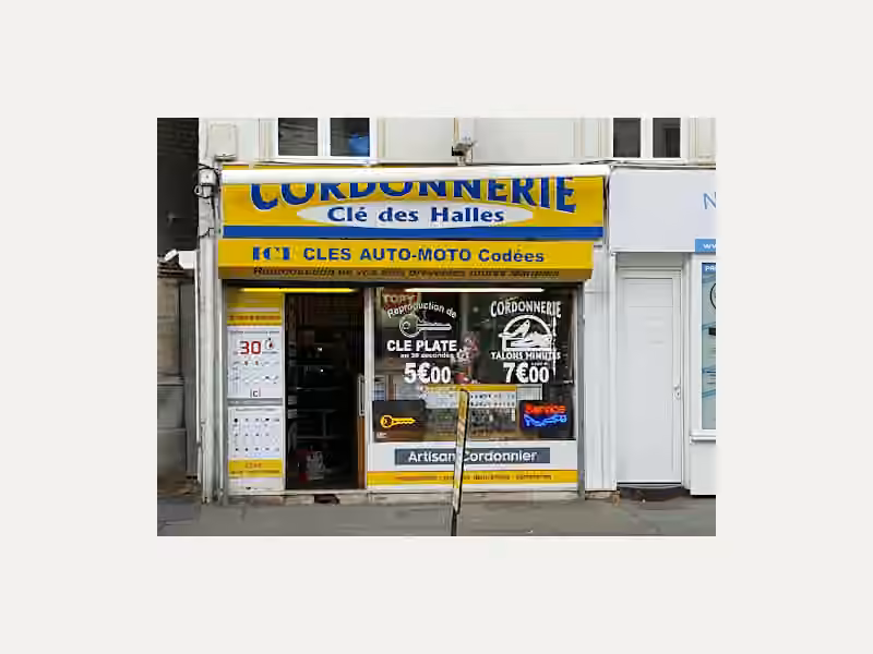 Cordonnerie Clés Des Halles